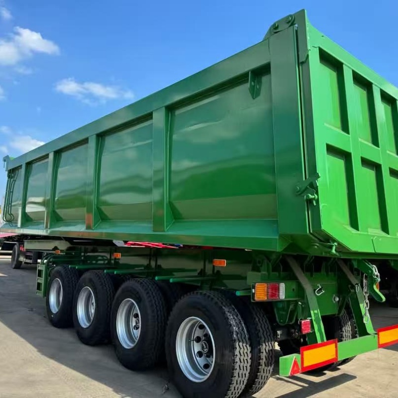 4 axle rear dump trailer