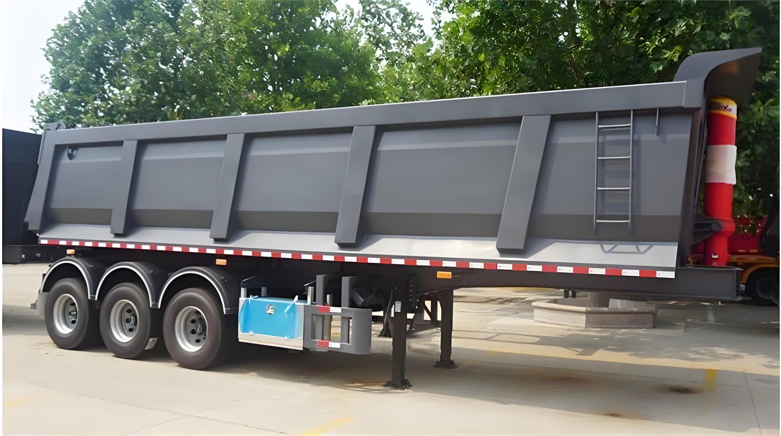 Boca Vehicle dump semi trailer for export document planning