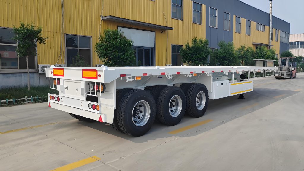 Flatbed Truck Semi Trailer
