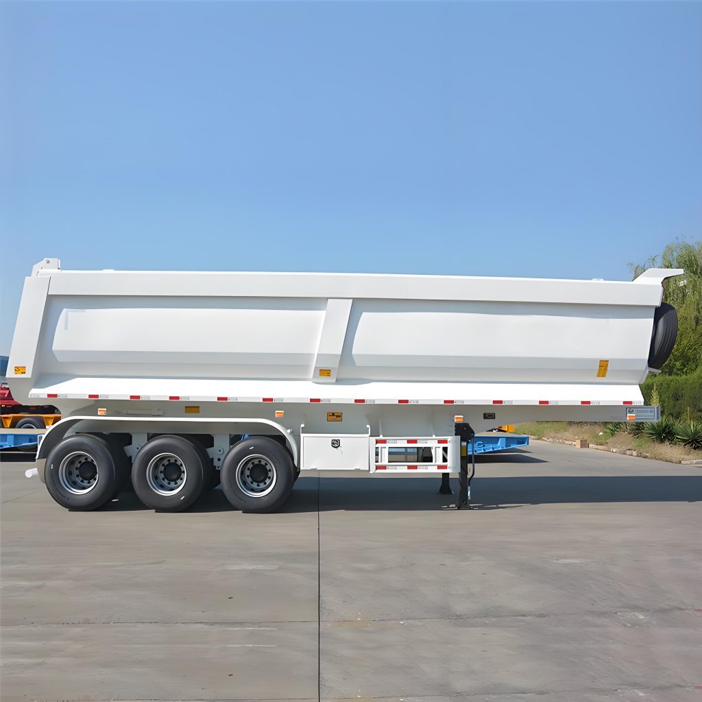 rear dump semi trailer
