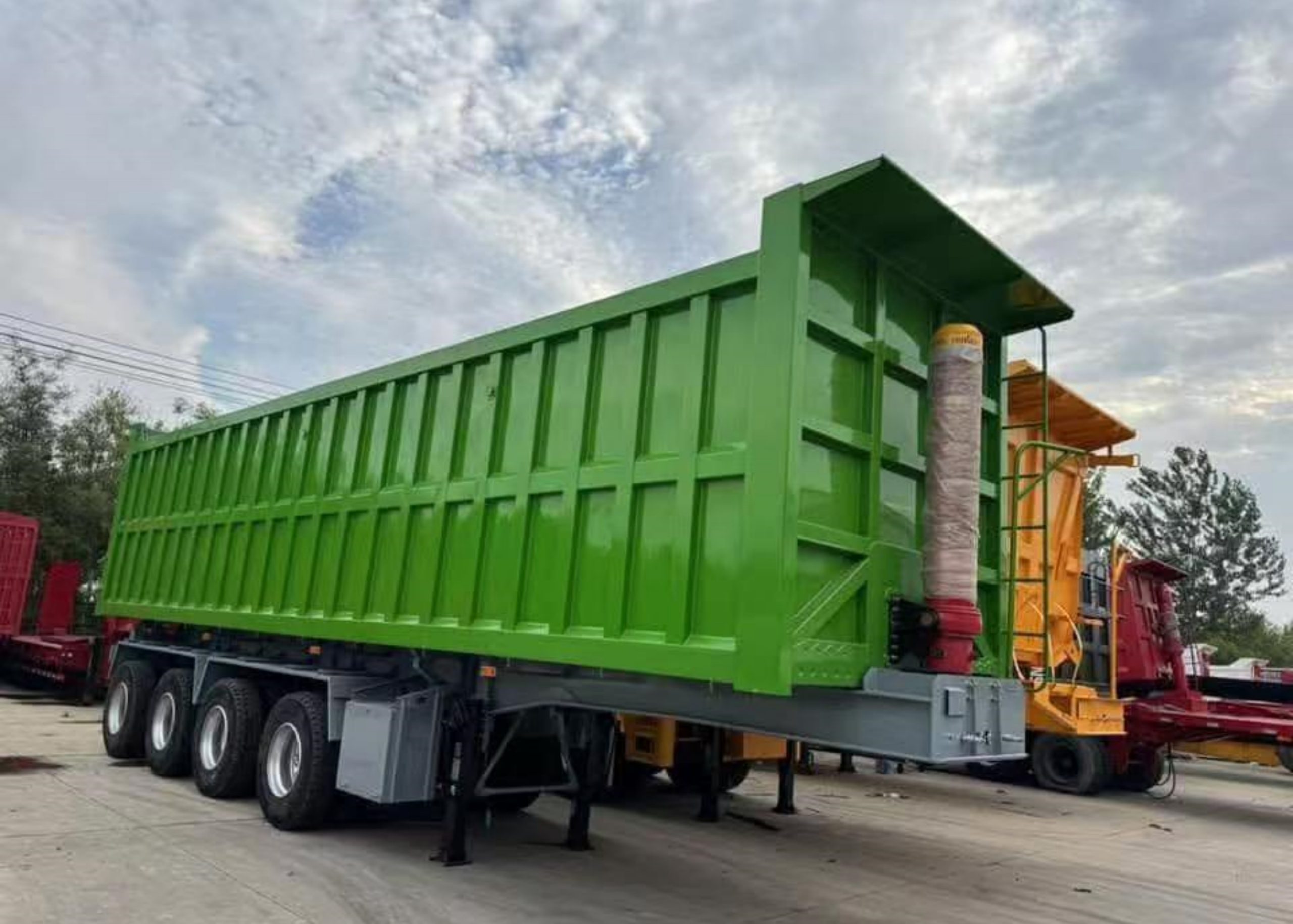 3 axle end dump trailer for sale