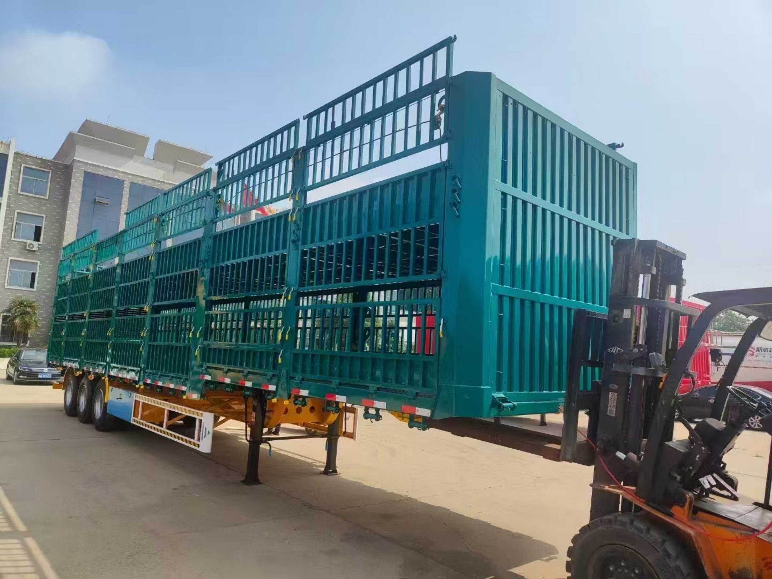 fence cargo semi trailer