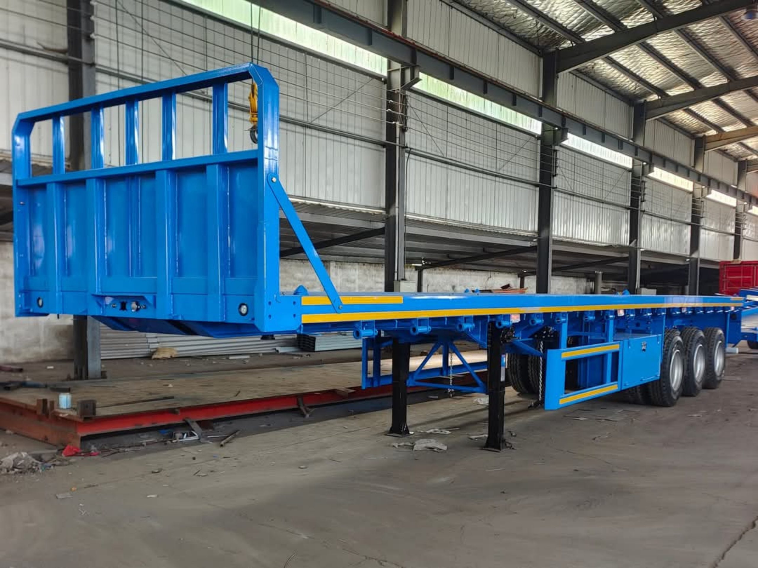 triple axle flatbed trailer for sale