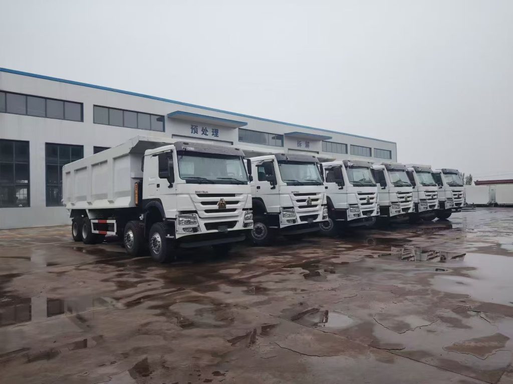 used howo371 hp dump trucks