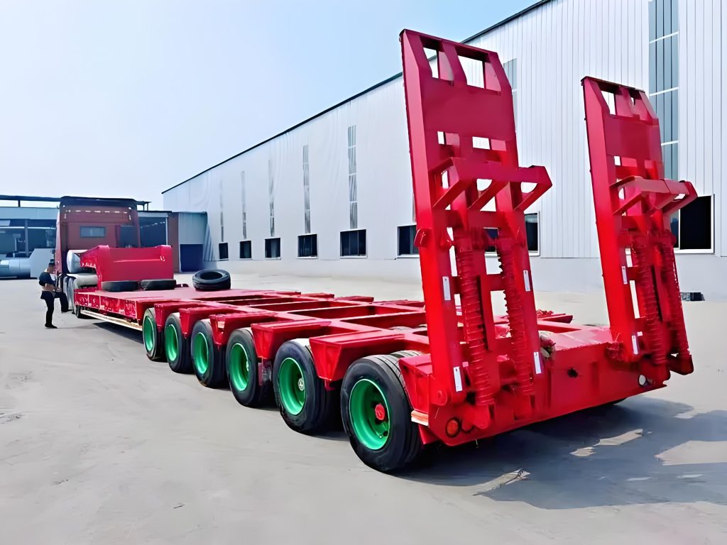 5 axle lowboy trailer