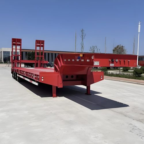 lowbed trailer low loader deck height equipment hauling