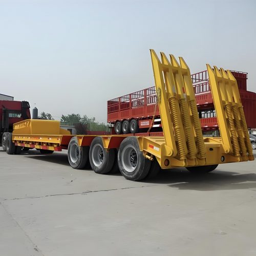 drop deck semi trailer