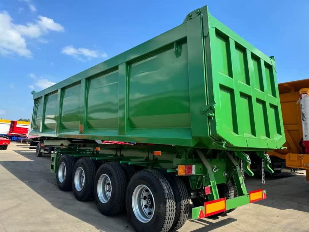 quad axle dump trailer for sale