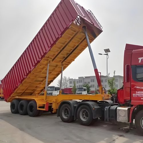 rear dump semi trailer
