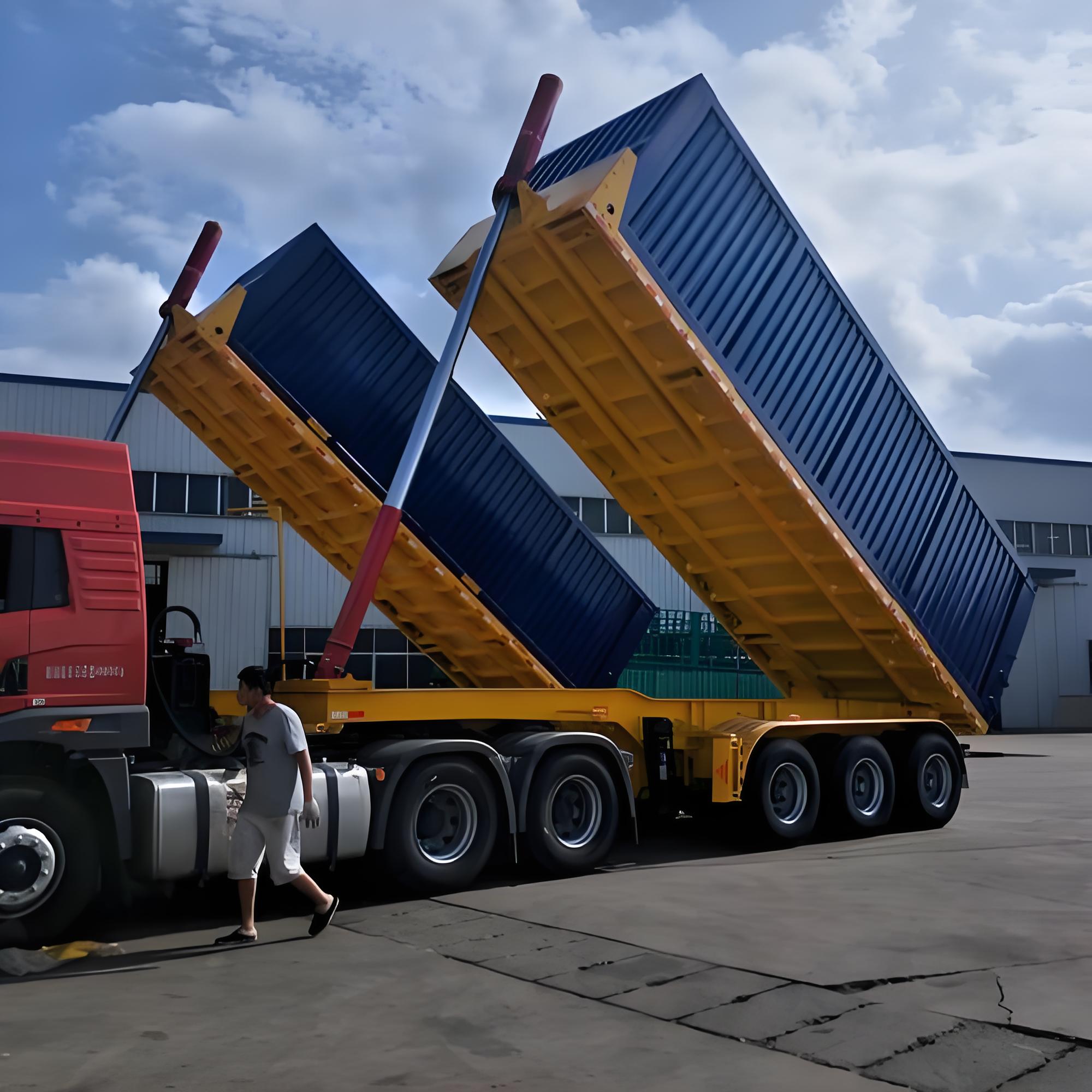 tipper semi trailer