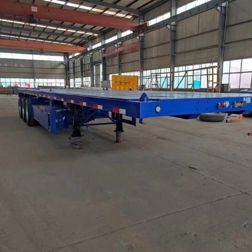 20 foot flatbed trailer for compact cargo and short route transport