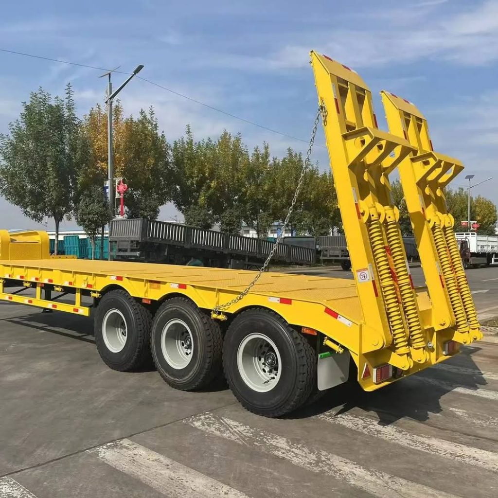 3 axle lowbed trailer