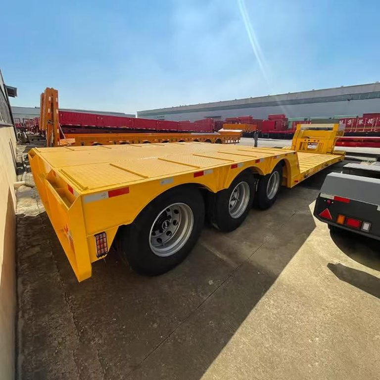 3 axle lowboy trailer