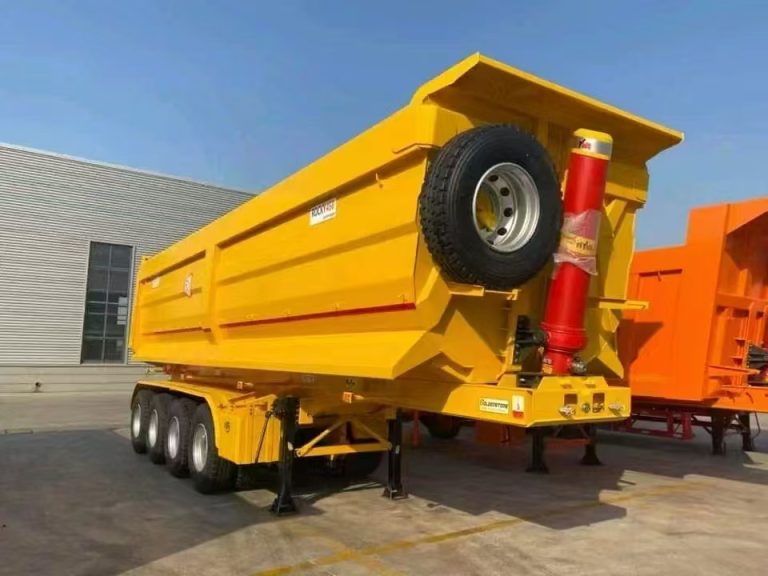 4 axle dump semi trailer