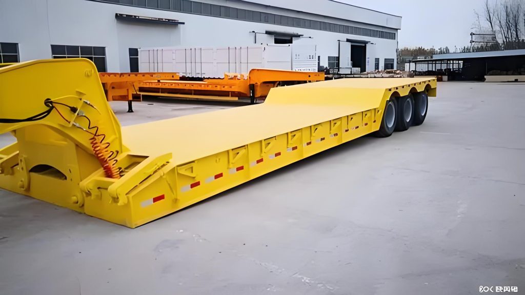detach lowboy trailer
