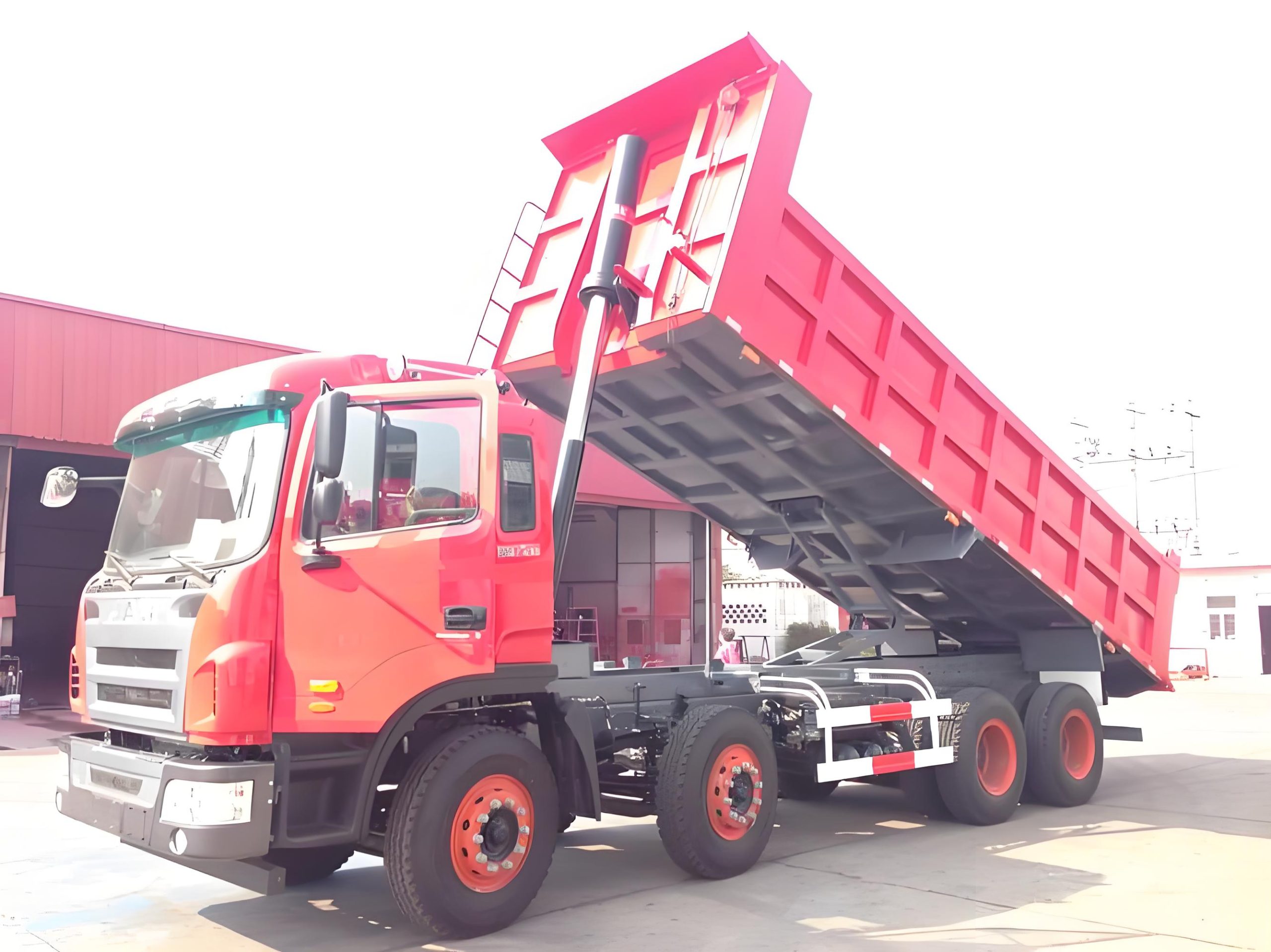 semi dump truck trailer