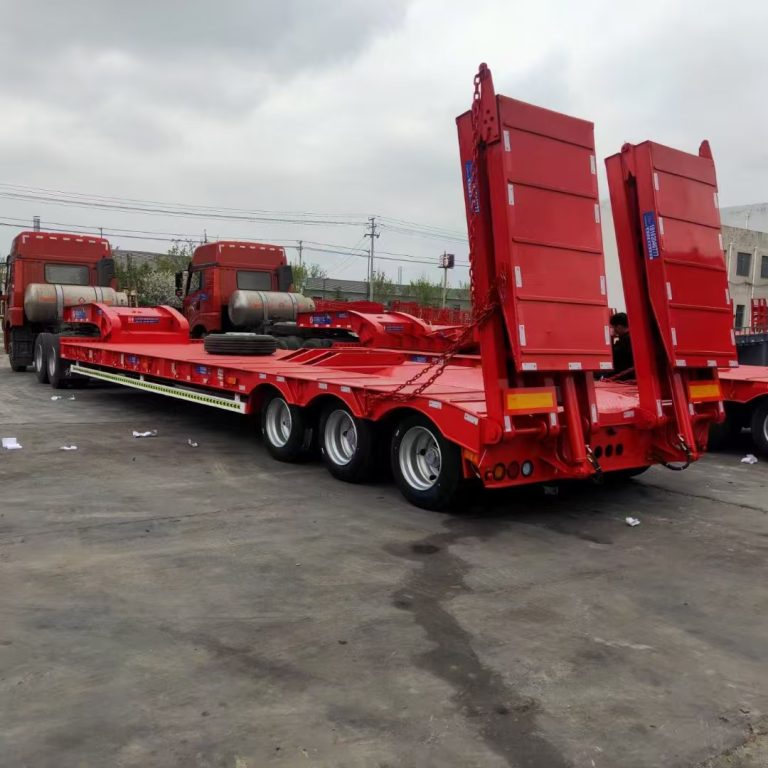 semi lowbed trailer