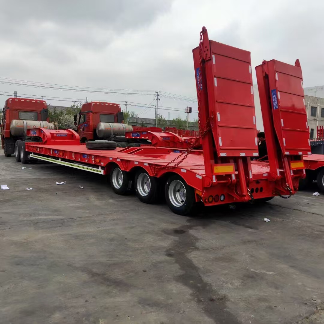 semi lowbed trailer