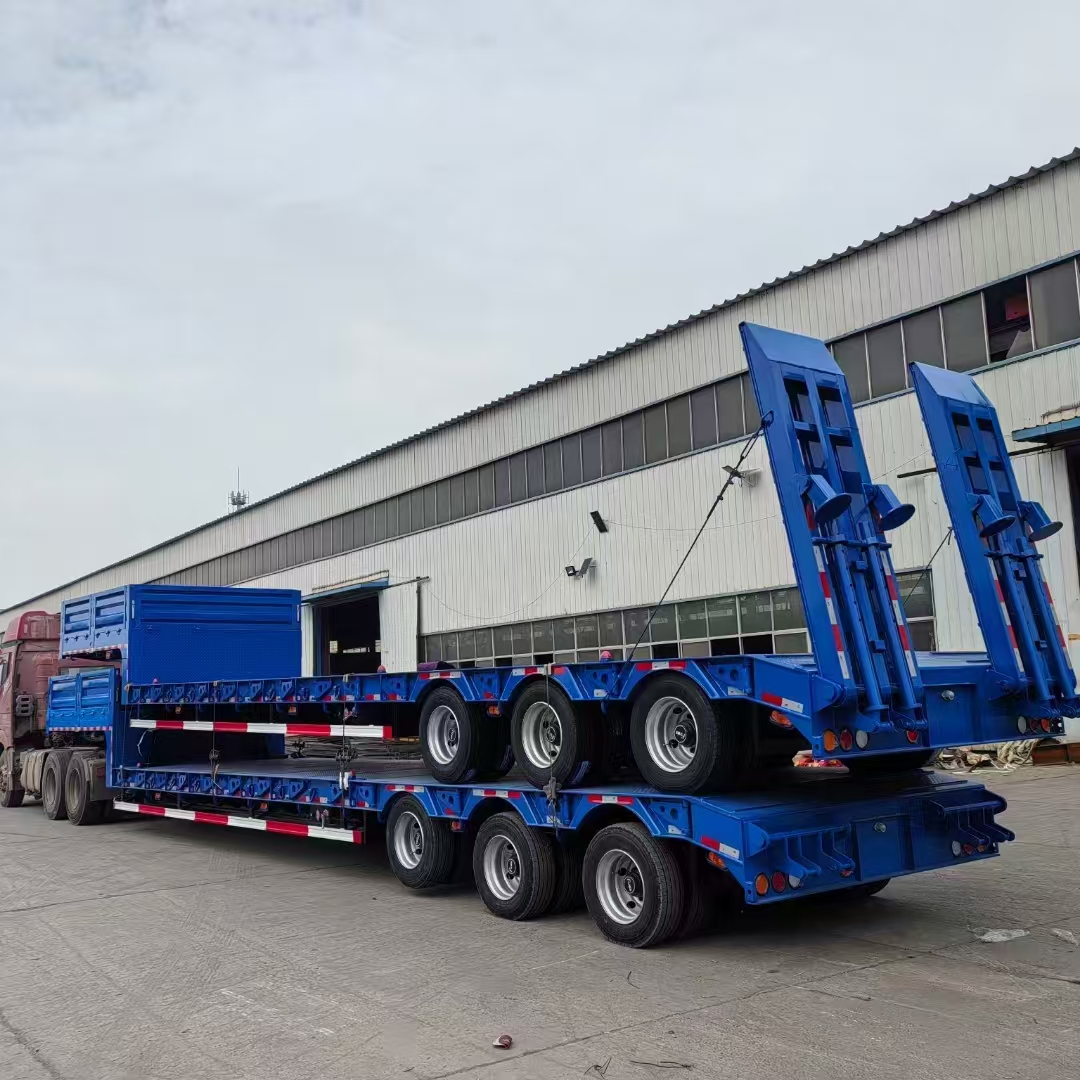 triple axle lowboy trailer