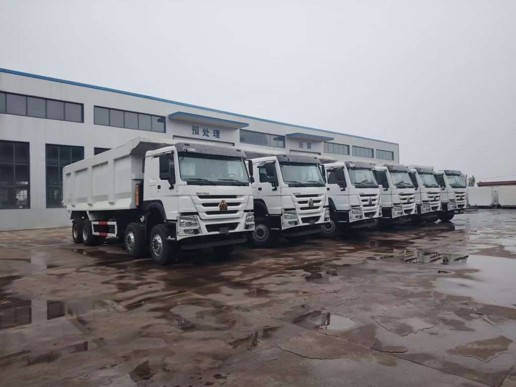 used HOWO dump truck in Tanzania
