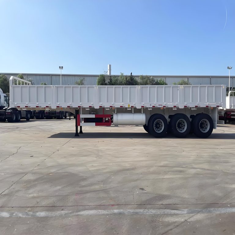 3 Axle Drop Side Grain Trailer