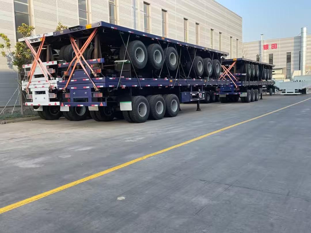flat deck trailer semi