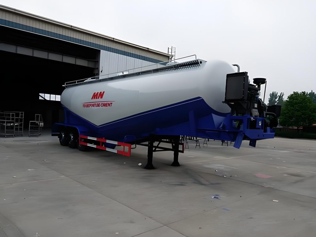 Tri Axle Bulk Cement Tanker Trailer