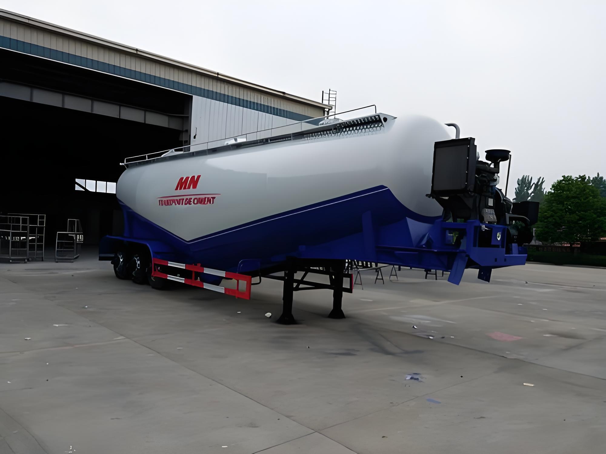 Tri Axle Bulk Cement Tanker Trailer