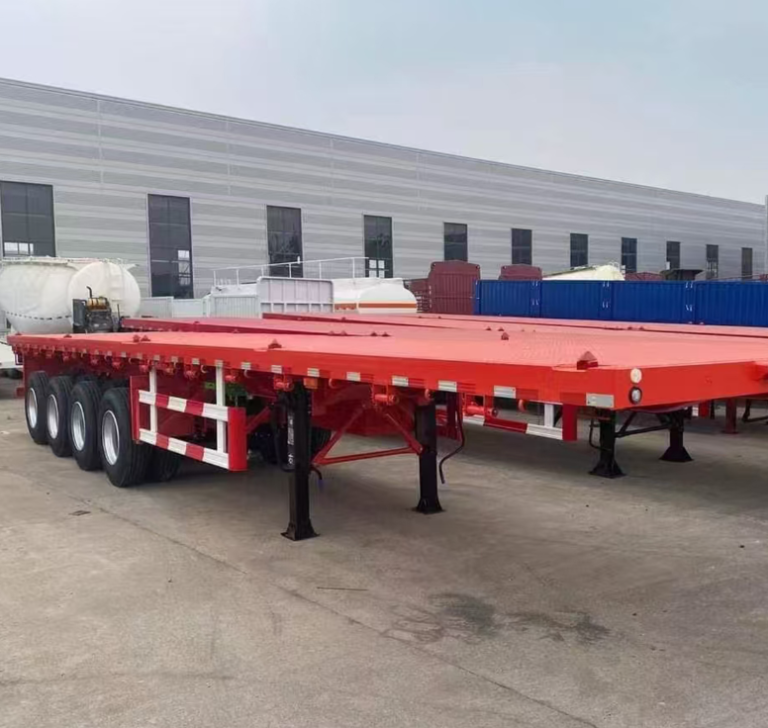 4 axle flatbed trailer