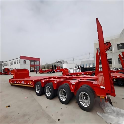 4 Line 8 Axle Lowbed Trailer