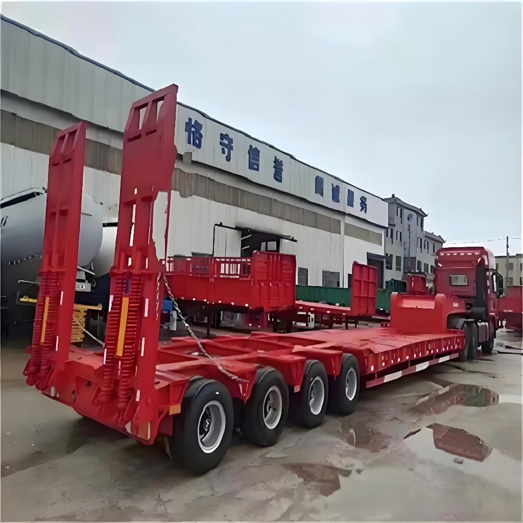 4 Line 8 Axle Lowboy Trailer 4 Line 8 Axle Lowboy Trailer