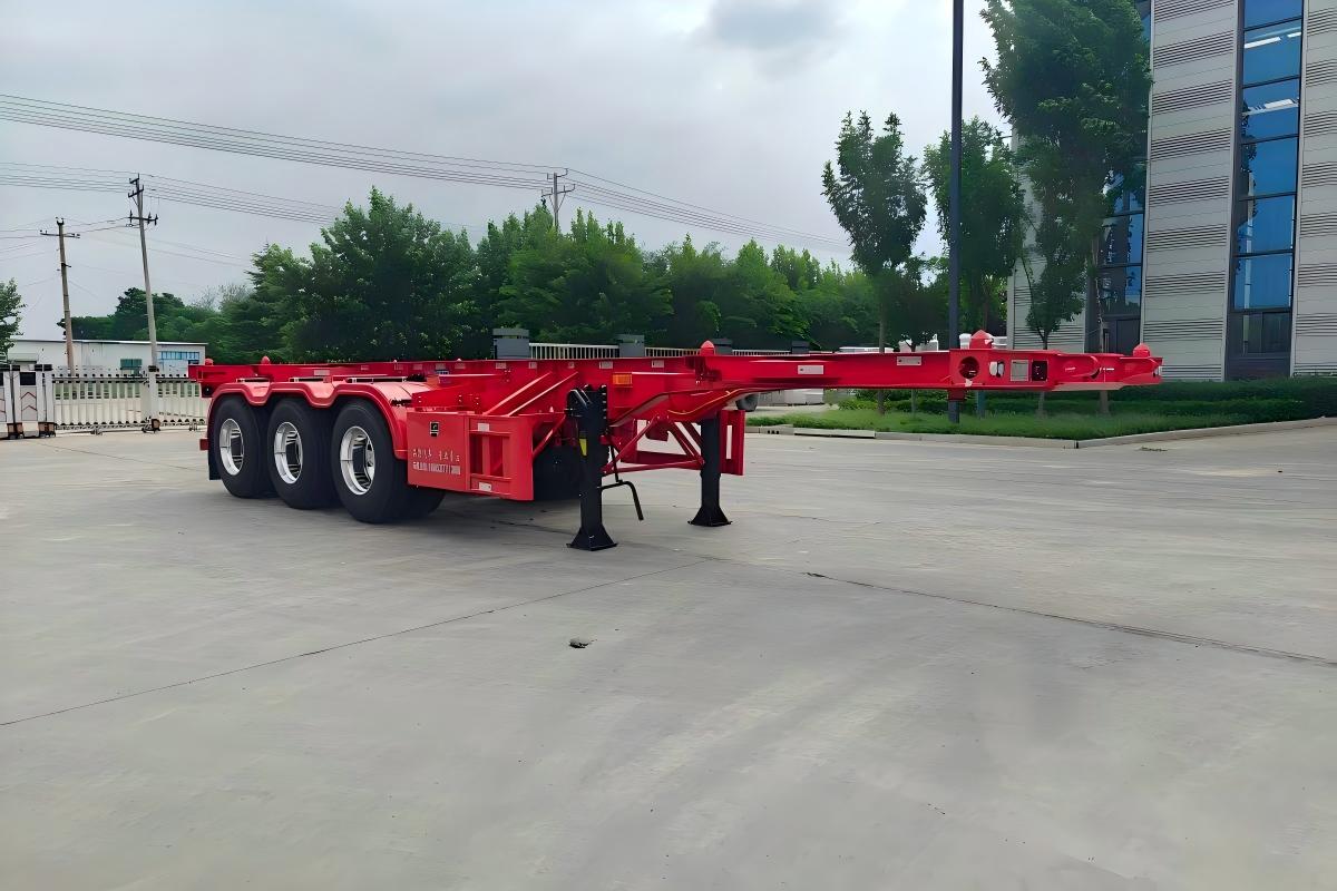 Container chassis loading photo