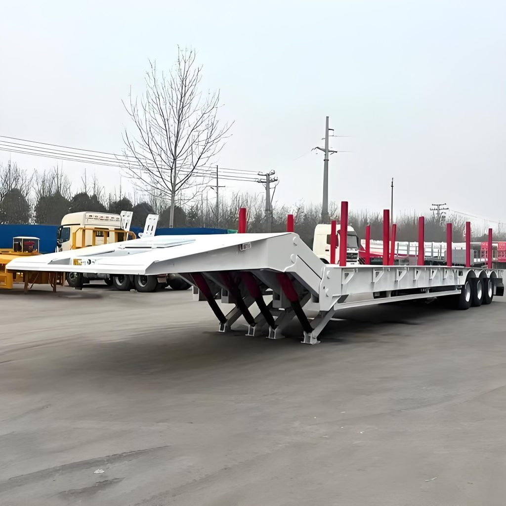 Folding Gooseneck Lowbed Trailer Folding Gooseneck Lowbed Trailer
