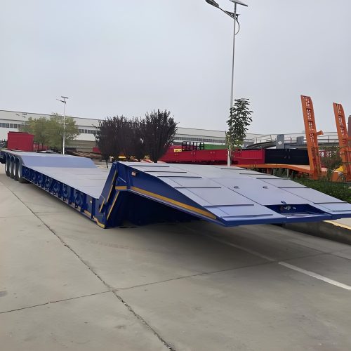 Folding Gooseneck Lowboy Trailer