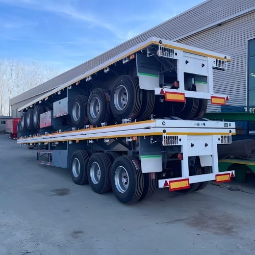 12 Wheel Flatbed Trailer